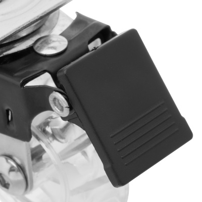 Колесо ПУ прозрачное поворотное с тормозом d-50 мм, крепление платформенное Сибртех по ценам производителя в Краснодаре с доставкой по всей России