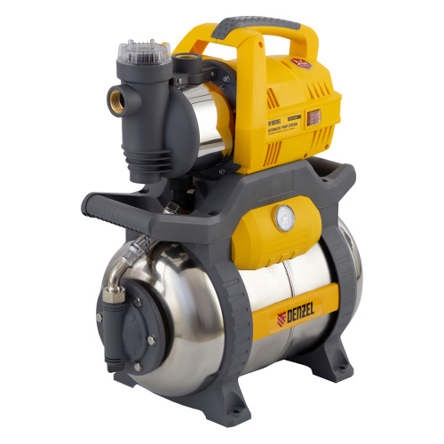 Насосная станция PSХ950X, Х-Pro, 950 Вт, 3300 л/ч, ресивер 24 л, подъем 38 м, нержавейка Denzel по ценам производителя в Краснодаре с доставкой по всей России