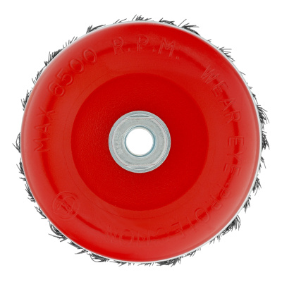 Щетка для УШМ Heavy Duty, 125 мм, М14, "чашка", крученая проволока 0.5 мм Matrix по ценам производителя в Краснодаре с доставкой по всей России