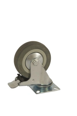 Колесо аппаратное поворотное SCgb 42 100 мм с тормозом (F) по ценам производителя в Краснодаре с доставкой по всей России