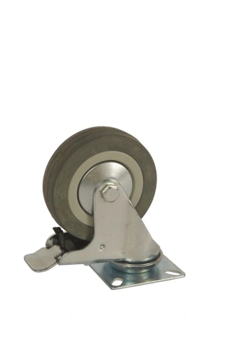Колесо аппаратное поворотное SCgb 42 100 мм с тормозом (F) по ценам производителя в Краснодаре с доставкой по всей России