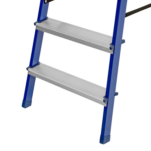Стремянка, 9 ступеней, стальной профиль, алюминиевые ступени Сибртех по ценам производителя в Краснодаре с доставкой по всей России