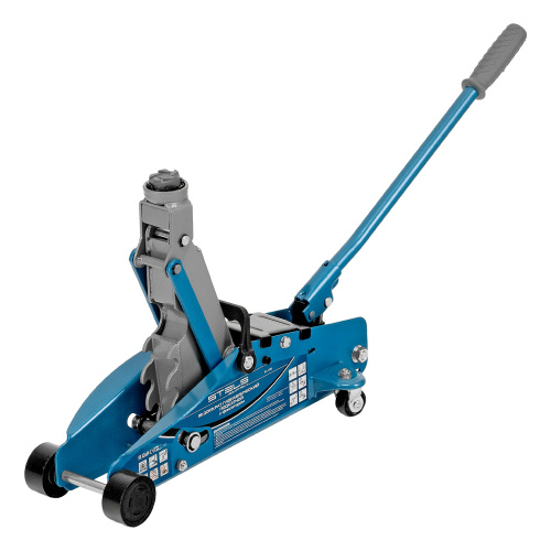 Домкрат гидравлический подкатной с фиксатором, 2.5 т, Safety Pin, 140-385 мм, в кейсе Stels по ценам производителя в Краснодаре с доставкой по всей России