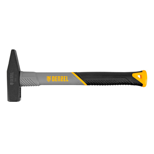 Молоток слесарный, 500 г, кованый, фибергласовая рукоятка c TPR покрытием Denzel по ценам производителя в Краснодаре с доставкой по всей России