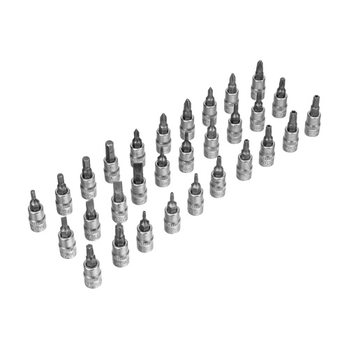 Набор инструментов, 1/2", 3/8", 1/4", пластиковый кейс 215 предм. Сибртех по ценам производителя в Краснодаре с доставкой по всей России