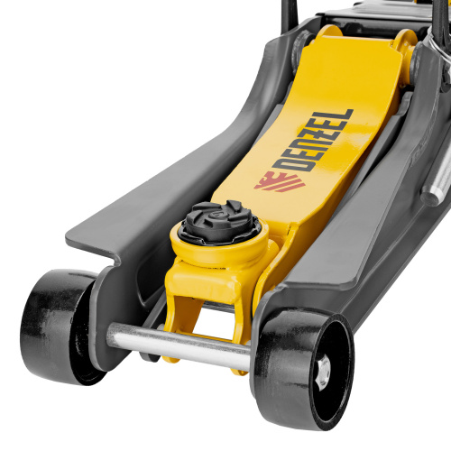 Домкрат гидравлический подкатной с фиксатором, 2,5 т, 85-385 мм Denzel по ценам производителя в Краснодаре с доставкой по всей России