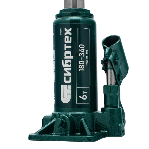 Домкрат гидравлический бутылочный, 6 т, 180-340 мм Сибртех по ценам производителя в Краснодаре с доставкой по всей России