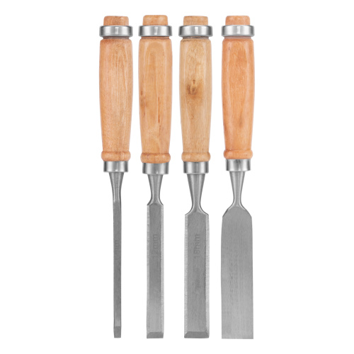Набор долот-стамесок, 6-12-18-24 мм, плоских, деревянные рукоятки Sparta по ценам производителя в Краснодаре с доставкой по всей России