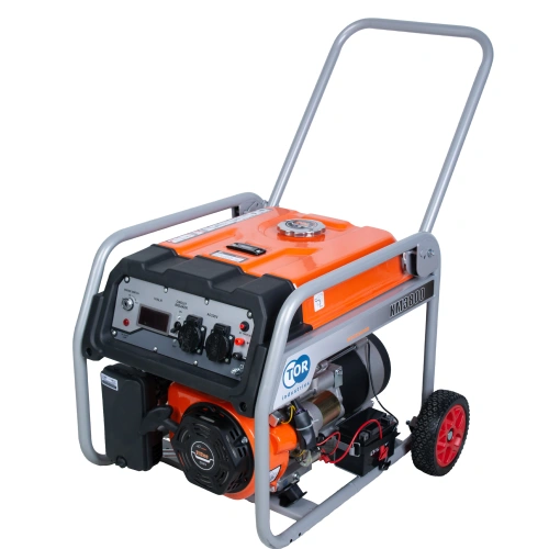 Генератор бензиновый 2,5 кВт 220В 16 л с электростартером и колесами TOR KM3800H по ценам производителя в Краснодаре с доставкой по всей России