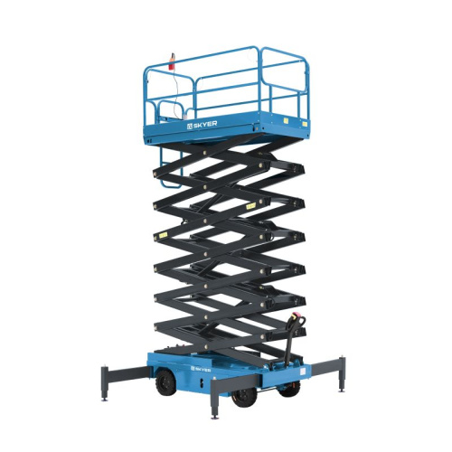 Подъемник самоходный электрический ножничный ведомый SKYER SPFP1403 по ценам производителя в Краснодаре с доставкой по всей России