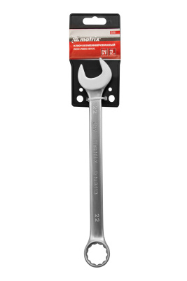 Ключ комбинированный, 22 мм, CrV, матовый хром Matrix по ценам производителя в Краснодаре с доставкой по всей России
