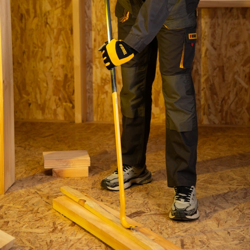 Лом-гвоздодер, 1200 мм, шестигранный 19 мм, окрашенный, сталь 65 Denzel по ценам производителя в Краснодаре с доставкой по всей России