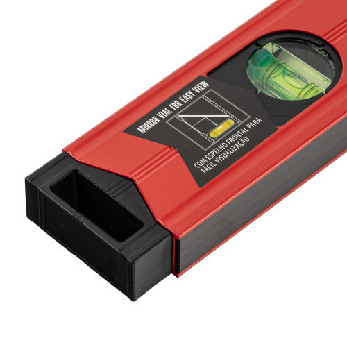 Уровень алюминиевый магнитный, 800 мм, фрезерованный, 3 глазка (1 зеркальный) усиленный Matrix по ценам производителя в Краснодаре с доставкой по всей России