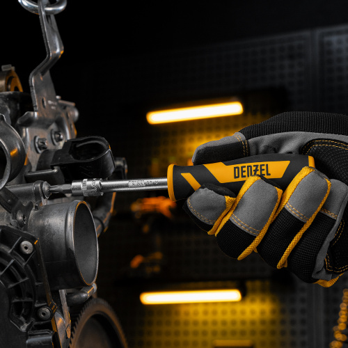 Набор инструментов, 1/2", 1/4", CrV, S2, пластиковый кейс, 109 предметов Denzel по ценам производителя в Краснодаре с доставкой по всей России