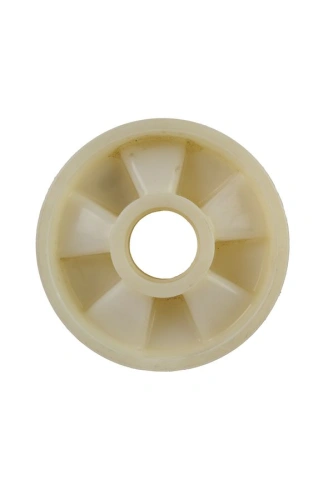 Колесо нейлоновое 160х50 мм без подшипника для тележек гидравлических JC/DF-III/DB/BFC по ценам производителя в Краснодаре с доставкой по всей России