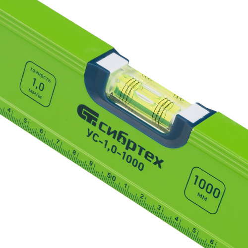 Уровень алюминиевый УС-1, 0-1000, фрезерованный, 3 глазка, рукоятки, 1000 мм Сибртех по ценам производителя в Краснодаре с доставкой по всей России