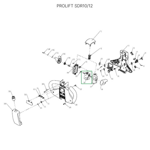 Потенциометр для самоходных штабелеров SDR-S/SDR/SDK по ценам производителя в Краснодаре с доставкой по всей России