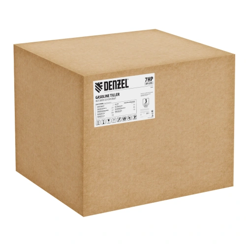 Мотоблок DPT-270S, 7 л.с., ремен.сцеп, фрез 3х4, ШОМ, передачи 2В/1Н Denzel по ценам производителя в Краснодаре с доставкой по всей России