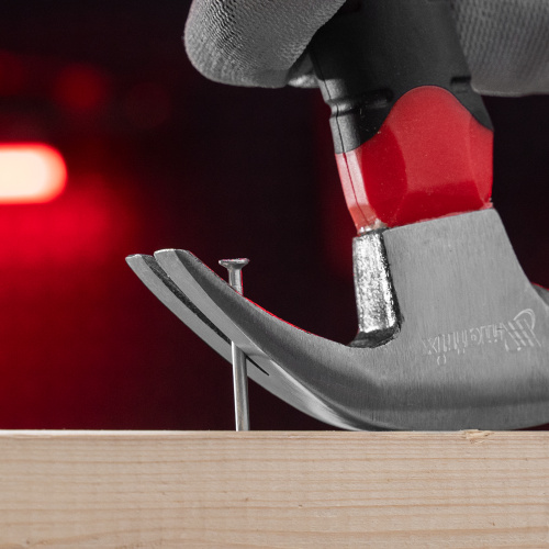 Молоток-гвоздодер мини, боек с магнитом, фибергласовая двухкомпонентная рукоятка, 250 г Matrix по ценам производителя в Краснодаре с доставкой по всей России