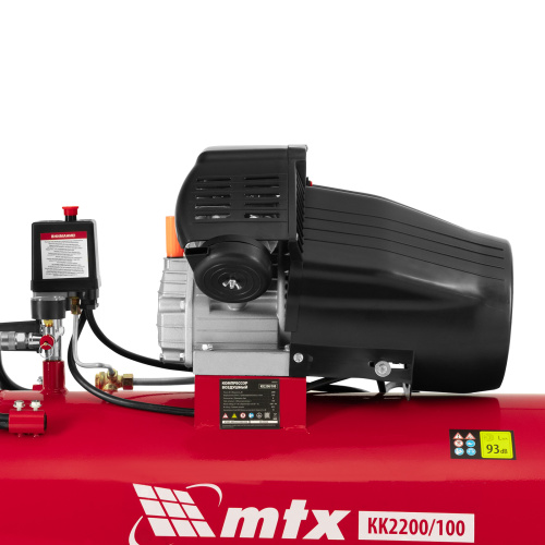 Компрессор воздушный КК-2200/100, 2,2 кВт, 350 л/мин, 100 л, прямой привод, масляный MTX по ценам производителя в Краснодаре с доставкой по всей России