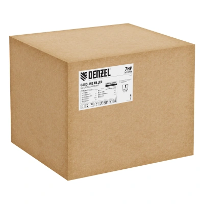 Мотоблок DPT-270SB, 7 л.с., ремен.сцеп, фрез 3х4, ШОМ, без колес, передачи 2В/1Н Denzel по ценам производителя в Краснодаре с доставкой по всей России