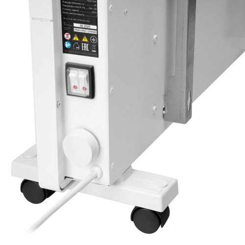 Конвектор электрический КМ-1500.2, 230 В, 1500 Вт, X-образный нагреватель, колеса, термостат MTX по ценам производителя в Краснодаре с доставкой по всей России