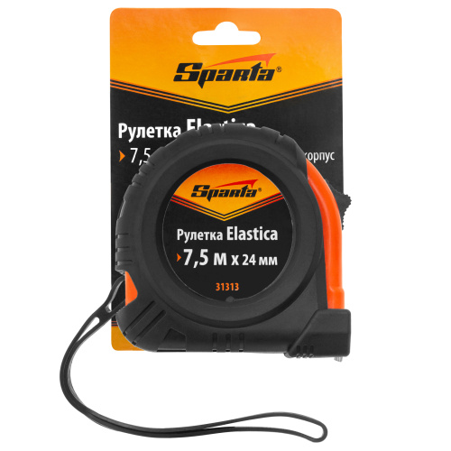 Рулетка Elastica,7,5 м х 24 мм,обрезиненный корпус Sparta по ценам производителя в Краснодаре с доставкой по всей России