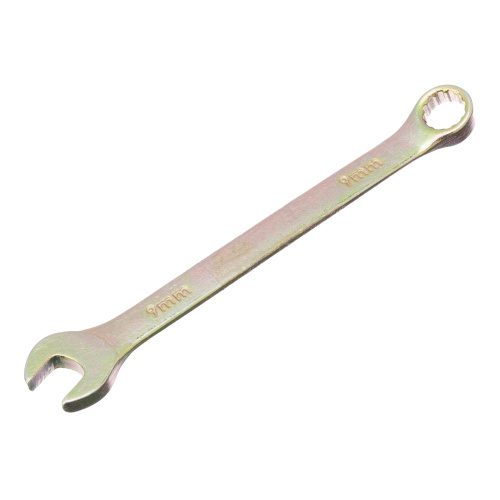 Ключ комбинированный, 9 мм, желтый цинк Сибртех по ценам производителя в Краснодаре с доставкой по всей России