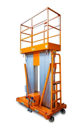 Подъемник мачтовый аккумуляторный 200 кг, 10/12 м, 24/80 В/Ач TOR GTWY10-200S DC 2-мачтовый по ценам производителя в Краснодаре с доставкой по всей России