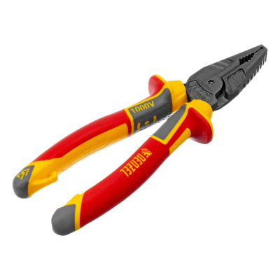Плоскогубцы комбинированные, диэлектрические трехкомпонентные рукоятки до 1000 В, 180 мм Denzel по ценам производителя в Краснодаре с доставкой по всей России