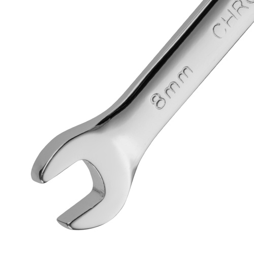 Ключ комбинированный трещоточный, 8 мм, CrV, шарнирный, зеркальный хром Matrix Professional по ценам производителя в Краснодаре с доставкой по всей России
