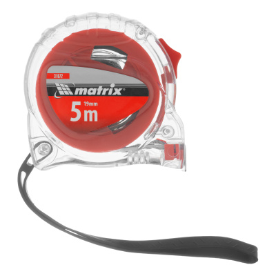 Рулетка Crystal,5 м х 19 мм,корпус из поликарбоната Matrix по ценам производителя в Краснодаре с доставкой по всей России