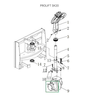 Катушка электромагнитного тормоза для штабелеров SDR/SDK 1.5-2 т, для тележек SK20 по ценам производителя в Краснодаре с доставкой по всей России