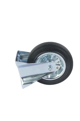 Колесо неповоротное усиленное резина FRC 80 200 мм по ценам производителя в Краснодаре с доставкой по всей России