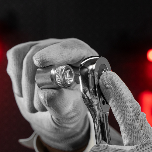 Ключ-трещотка 3/8", CrV, 45 зубьев, с быстрым сбросом, хром Matrix по ценам производителя в Краснодаре с доставкой по всей России