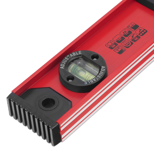 Уровень алюминиевый "Рельс", 800 мм, 3 глазка, усиленный Matrix по ценам производителя в Краснодаре с доставкой по всей России