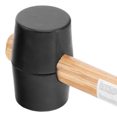 Киянка резиновая, 225 г, черная резина, деревянная рукоятка Sparta по ценам производителя в Краснодаре с доставкой по всей России