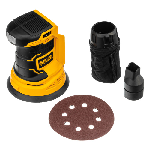 Машина шлифовальная эксцентриковая аккумуляторная COS-125-0, 18В Li-Ion Denzel по ценам производителя в Краснодаре с доставкой по всей России