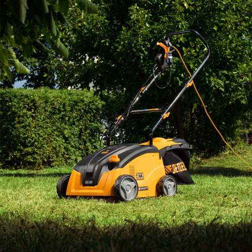 Скарификатор-аэратор  электрический SAE-1500, 1500 Вт, -11/+5 мм, 32 cм Denzel по ценам производителя в Краснодаре с доставкой по всей России