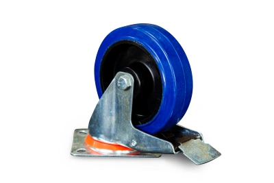 Колесо поворотное резина SRCLb 63 160 мм с тормозом (N) по ценам производителя в Краснодаре с доставкой по всей России