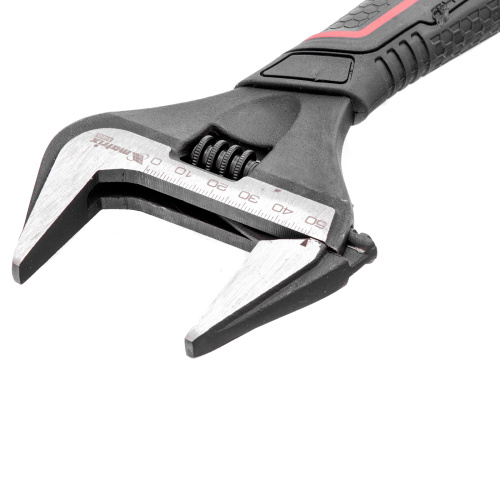 Ключ разводной, тонкие губки, фосфатированный, двухкомпонентная рукоятка, 200 мм, PRO Matrix по ценам производителя в Краснодаре с доставкой по всей России