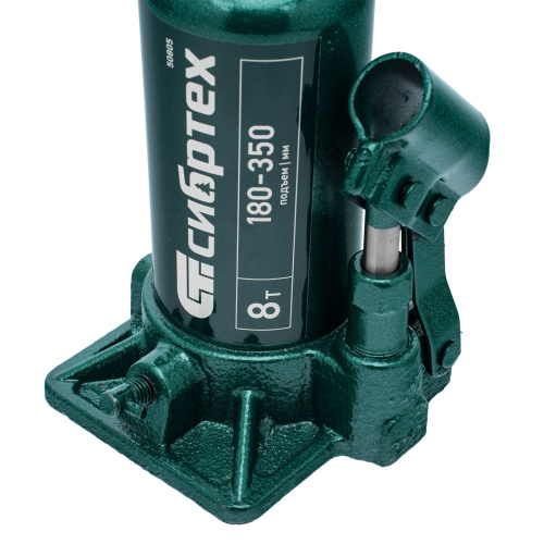 Домкрат гидравлический бутылочный, 8 т, 180-350 мм Сибртех по ценам производителя в Краснодаре с доставкой по всей России