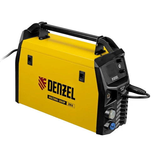 Аппарат инвертор. полуавтомат. сварки MultiMIG-200DP Synergy Double Pulse, 200 А, ПВ 80% Denzel по ценам производителя в Краснодаре с доставкой по всей России