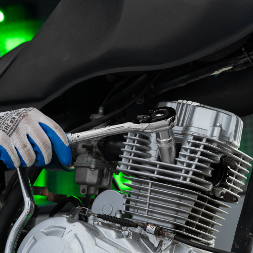 Ключ-трещотка 1/2", 45 зубьев, цельнометаллический, с быстрым сбросом, CrV, хром Сибртех по ценам производителя в Краснодаре с доставкой по всей России