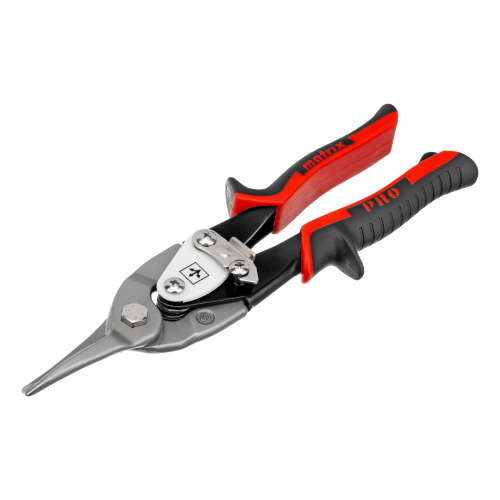 Ножницы по металлу, 250 мм, прямой рез, сталь CRMO, двухкомпонентные рукоятки, PRO Matrix по ценам производителя в Краснодаре с доставкой по всей России