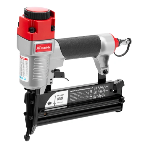 Нейлер-степлер пневматический 3 в 1, с регулировкой глубины забивания, гвозди 18GA, гвозди 16GA, скобы 18 GA Matrix по ценам производителя в Краснодаре с доставкой по всей России