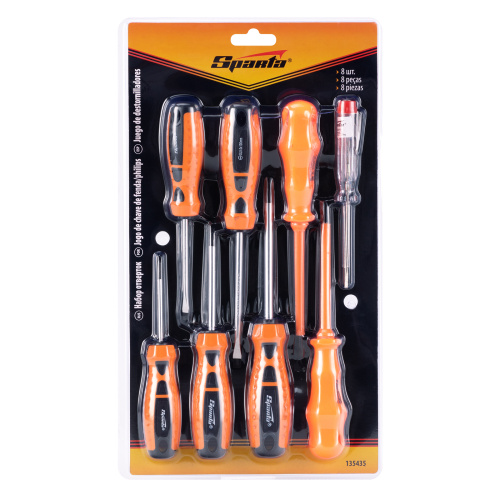 Набор отверток, PH, SL-5 шт, диэлектрические 2 шт, пробник на 220 В-1 шт, 8 шт Sparta по ценам производителя в Краснодаре с доставкой по всей России