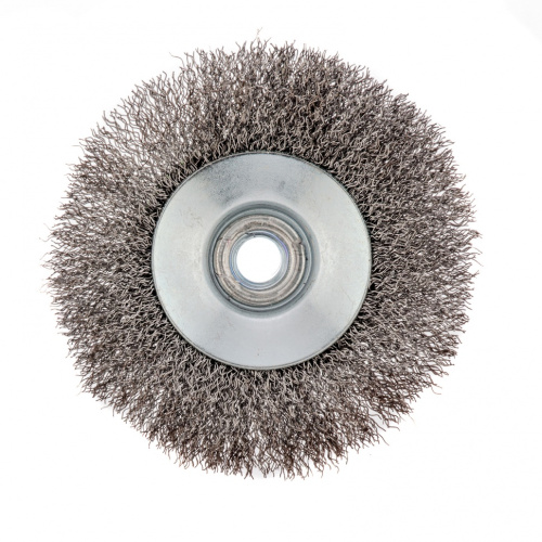 Щетка для УШМ, 115 мм, М14, "тарелка", витая проволока 0.3 мм Сибртех по ценам производителя в Краснодаре с доставкой по всей России