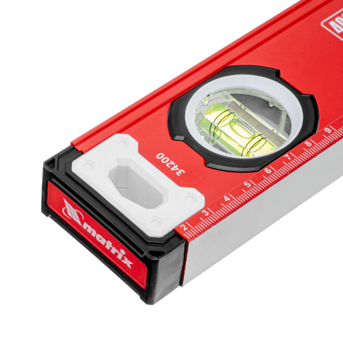 Уровень алюминиевый, фрезерованный, 3 глазка, 400 мм Matrix по ценам производителя в Краснодаре с доставкой по всей России