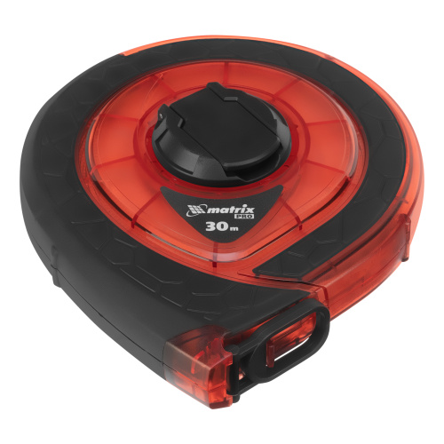 Рулетка геодезическая 30 м х 15 мм, закрытый корпус, фибергласовая лента, двусторонняя шкала, Pro Matrix по ценам производителя в Краснодаре с доставкой по всей России